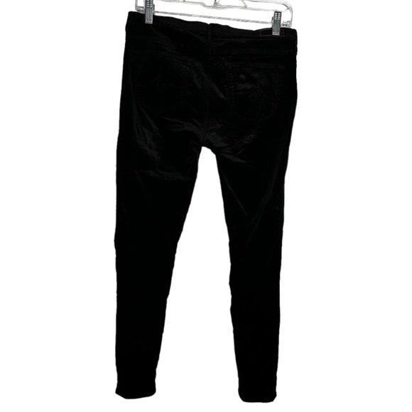 AG The Legging Super Skinny Black Velvet Pants - Picture 5 of 8